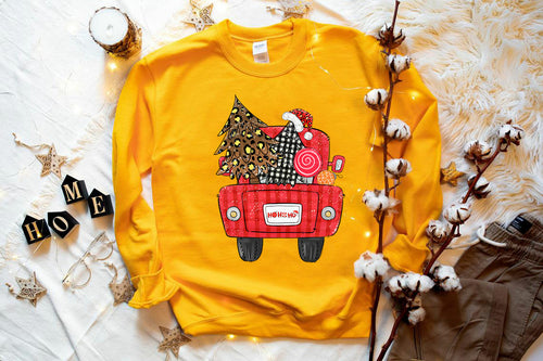 Sudadera Camión con árbol de Navidad
