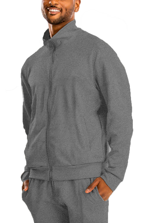 Chaqueta de chándal lisa básica esencial