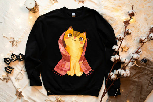 Sudadera de gatos lindos de invierno