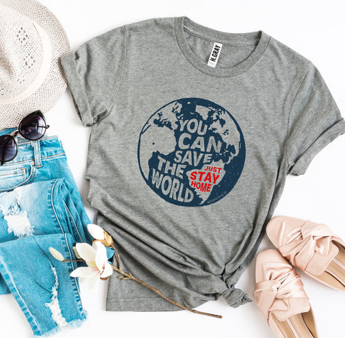 Playera You Can Save The World