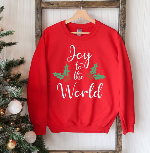 Sudadera De Navidad De Joy To The World