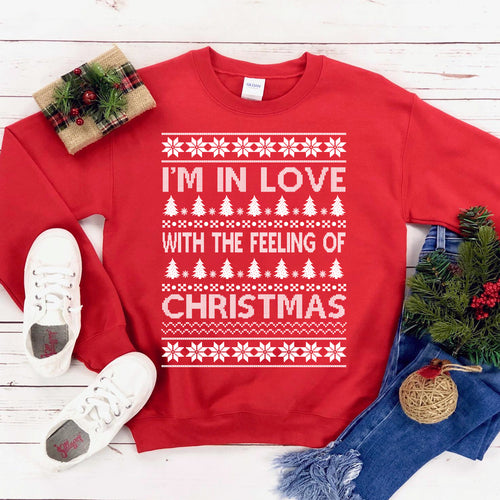 Sudadera I Am In Love Christmas
