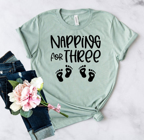 T-shirt Napping For Three Shir