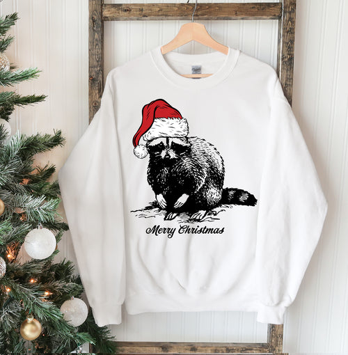 Sudadera de Navidad de mapache