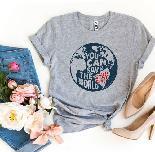 Playera You Can Save The World