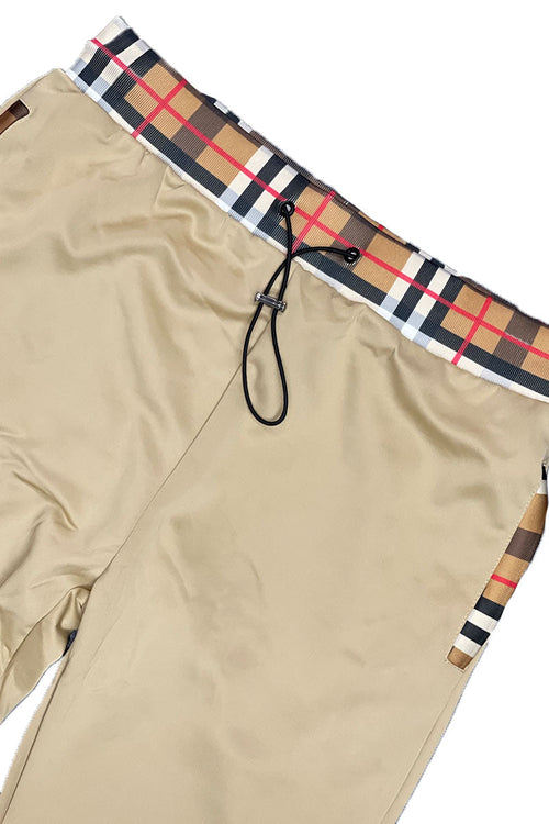 Conjunto de chaquetas de chándal con detalles a cuadros