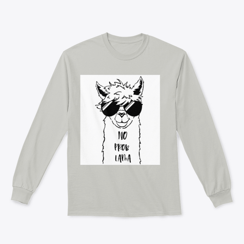 Sudadera con Linda cara de llama con diseño de gafas de sol