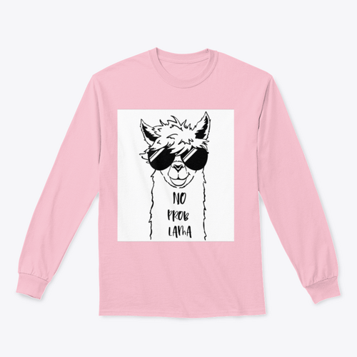 Sudadera con Linda cara de llama con diseño de gafas de sol
