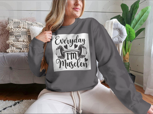 Every day I'm muscular; fitness design