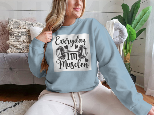 Every day I'm muscular; fitness design