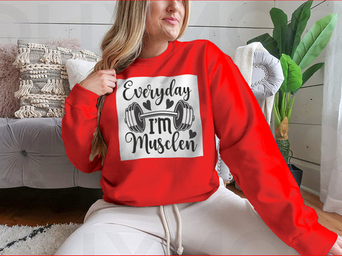 Every day I'm muscular; fitness design
