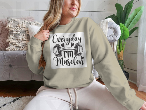 Every day I'm muscular; fitness design