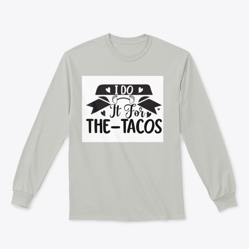 Diseño inspirador de entrenamiento y fitness I Do It For The Tacos