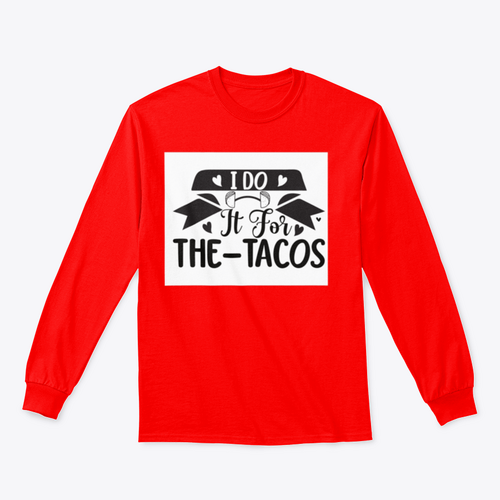 Diseño inspirador de entrenamiento y fitness I Do It For The Tacos
