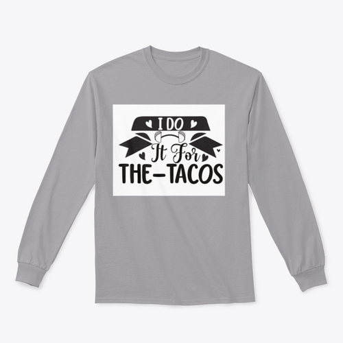 Diseño inspirador de entrenamiento y fitness I Do It For The Tacos