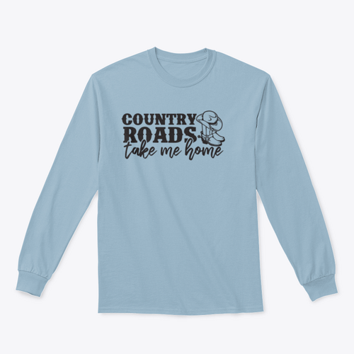 Sudadera d Diseño del logotipo de Country Roads Take Me Home