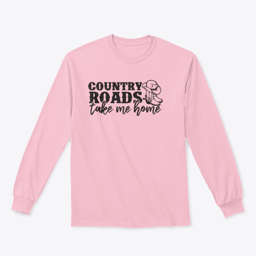 Sudadera d Diseño del logotipo de Country Roads Take Me Home