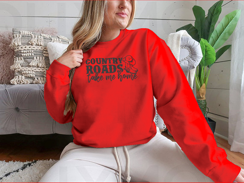 Sudadera d Diseño del logotipo de Country Roads Take Me Home