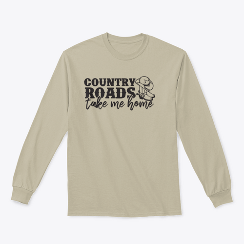 Sudadera d Diseño del logotipo de Country Roads Take Me Home