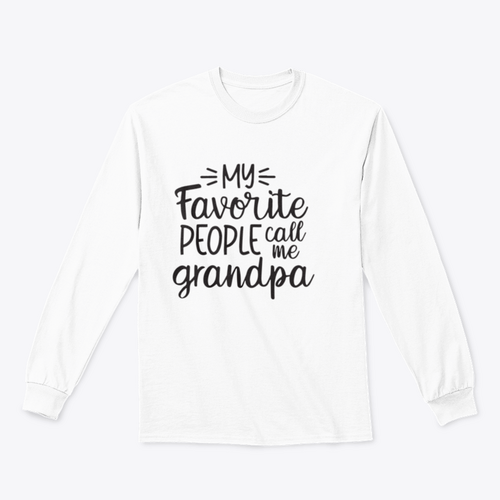 Mi gente favorita me llama abuelo Diseño para sudadera