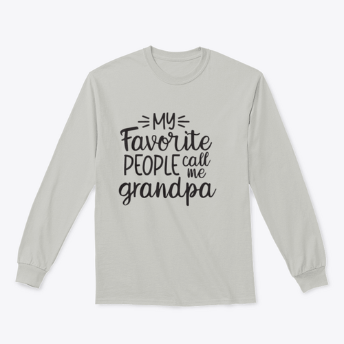 Mi gente favorita me llama abuelo Diseño para sudadera