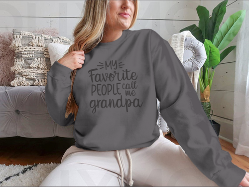 Mi gente favorita me llama abuelo Diseño para sudadera