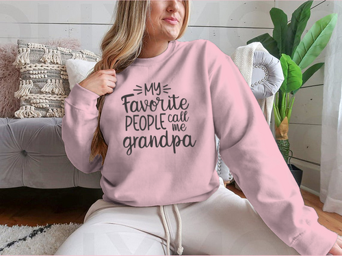 Mi gente favorita me llama abuelo Diseño para sudadera