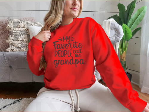 Mi gente favorita me llama abuelo Diseño para sudadera