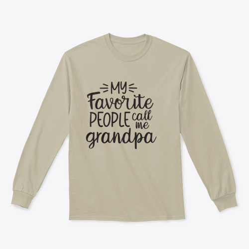 Mi gente favorita me llama abuelo Diseño para sudadera