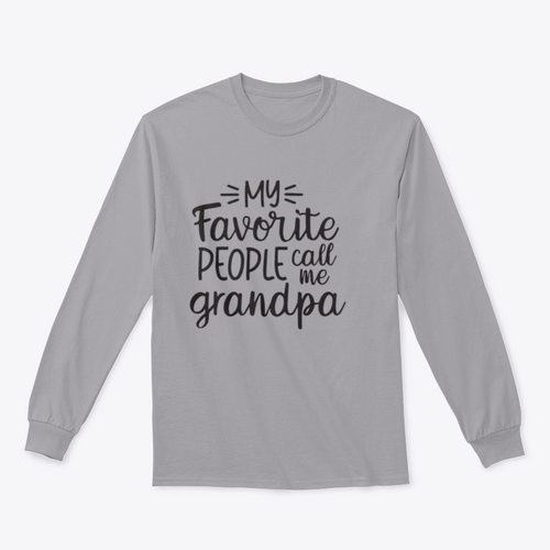 Mi gente favorita me llama abuelo Diseño para sudadera