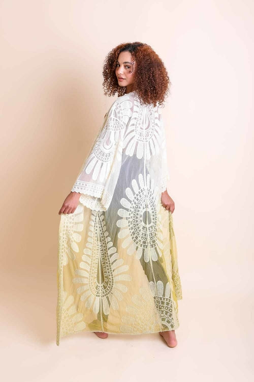 Kimono Ombre Bohemian Lace