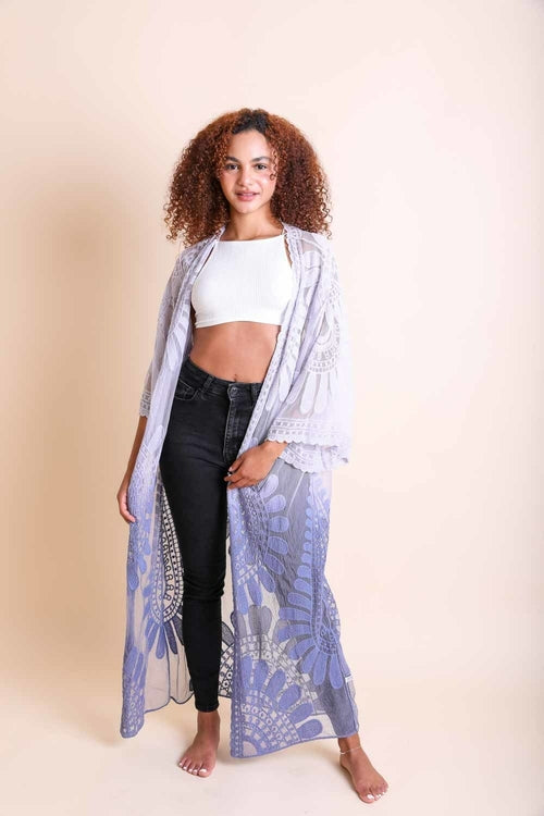 Kimono Ombre Bohemian Lace