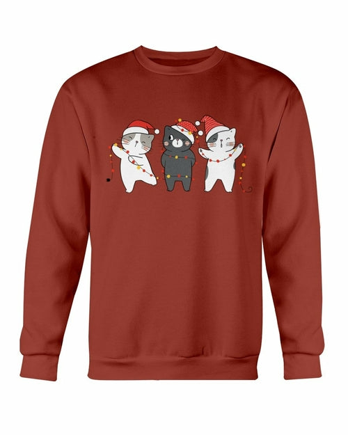 Sudadera de Navidad de gatos lindos