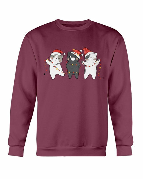 Sudadera de Navidad de gatos lindos