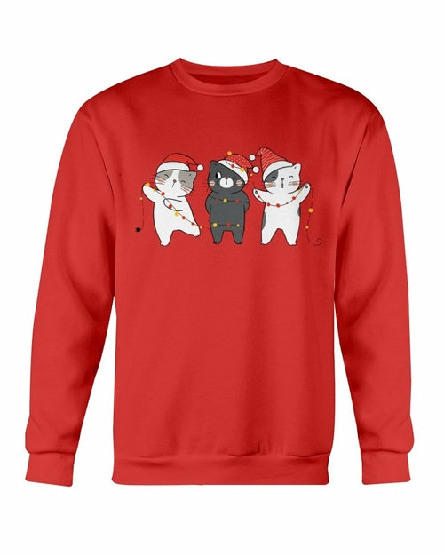 Sudadera de Navidad de gatos lindos