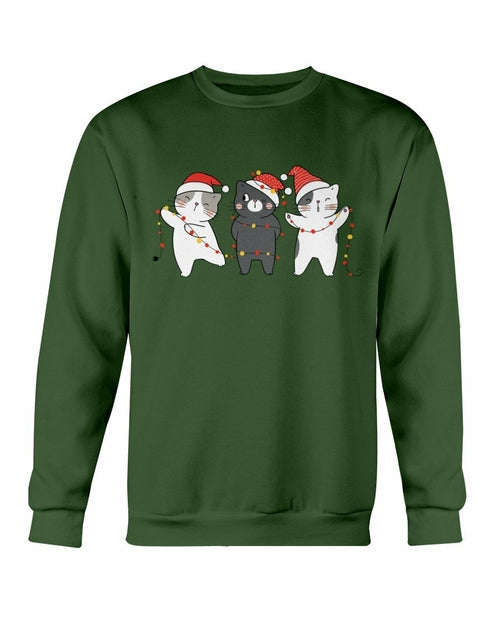 Sudadera de Navidad de gatos lindos