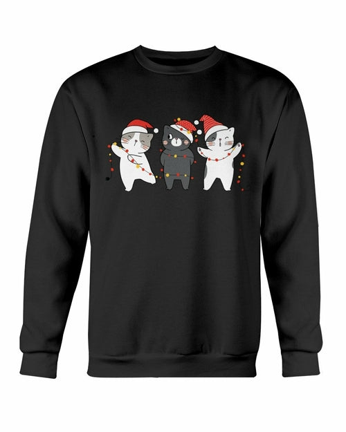 Sudadera de Navidad de gatos lindos