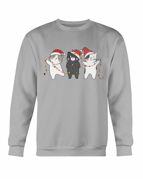 Sudadera de Navidad de gatos lindos
