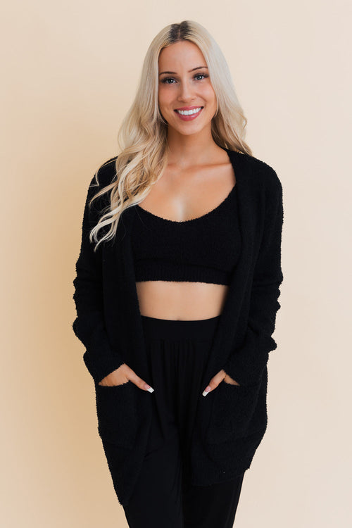 Cárdigan Snuggle Chic Boucle Bliss