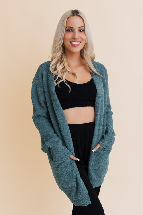 Cárdigan Snuggle Chic Boucle Bliss