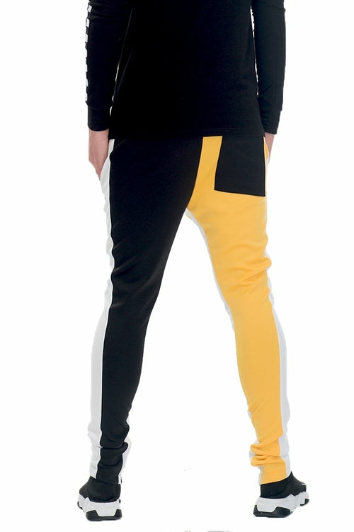 PANTALONES DE CHÉLDAL DE CORTE - BK/AMARILLO