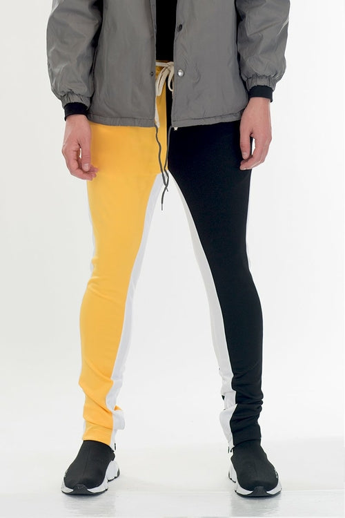 PANTALONES DE CHÉLDAL DE CORTE - BK/AMARILLO