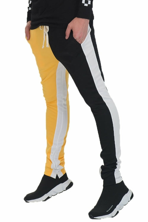PANTALONES DE CHÉLDAL DE CORTE - BK/AMARILLO