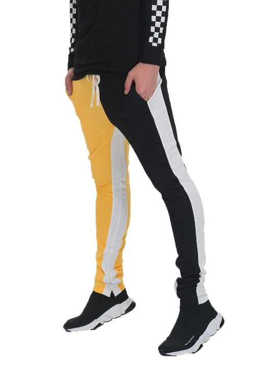 PANTALONES DE CHÉLDAL DE CORTE - BK/AMARILLO